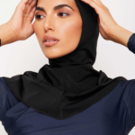 Hiyab de baño negro modelo Djerba